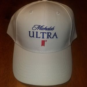 New Never Worn White Michelob Ultra Snapback Hat